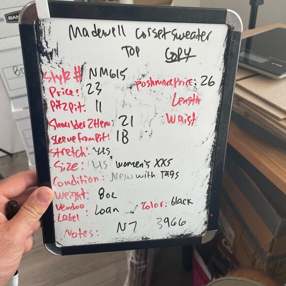 Madewell Wide Rib Long Sleeve Corset Lightweight Sweater Top US Women's XXS New - Picture 6 of 6